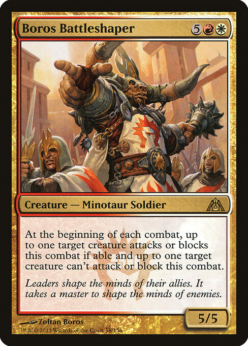 Boros Battleshaper - Dragon's Maze Magic card
