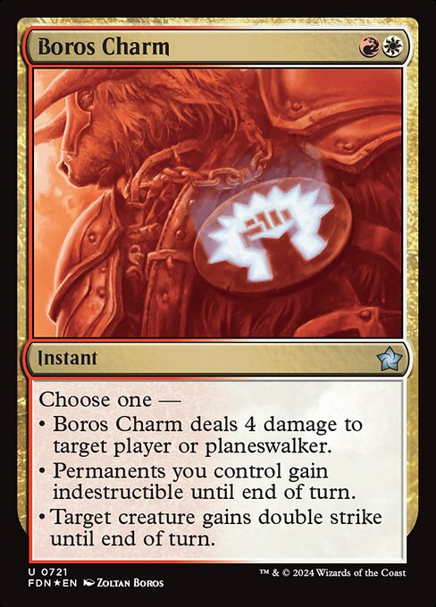 Boros Charm - Foundations Magic card