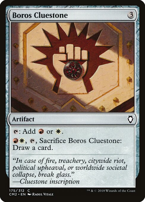Boros Cluestone - Commander Anthology Volume II Magic card