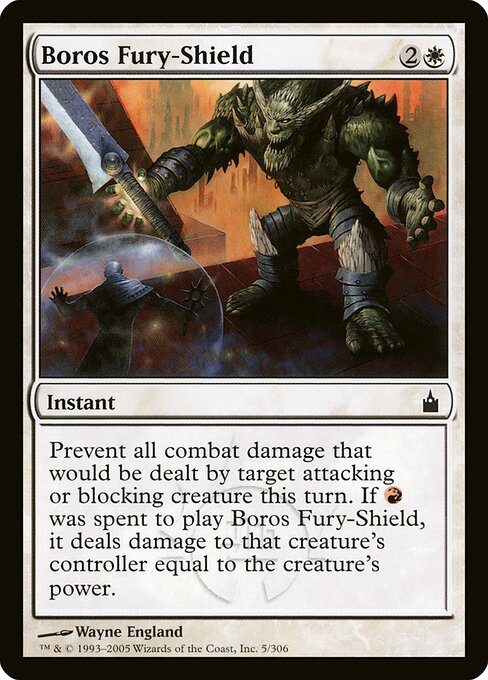 Boros Fury-Shield - Ravnica: City of Guilds Magic card