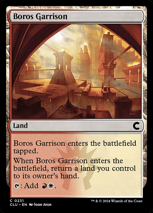 Boros Garrison - Ravnica: Clue Edition Magic card