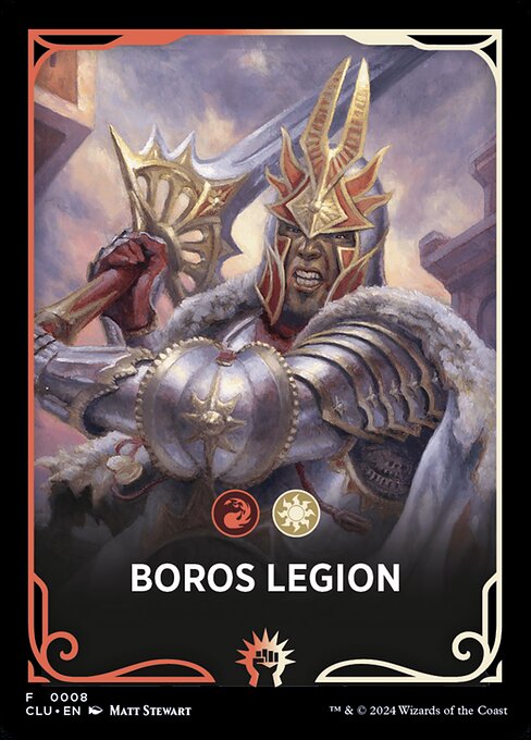 Boros Legion - Ravnica: Clue Edition Front Cards (#8) - Illustrated by Matt Stewart - Magic: The Gathering Card