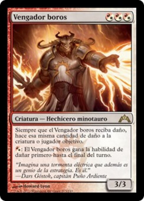 Víndice dos Boros (Boros Reckoner) - Gatecrash (#215) - Illustrated by Howard Lyon - Magic: The Gathering Card