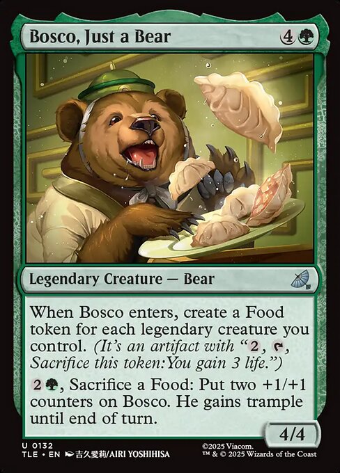 Bosco, Just a Bear - Avatar: The Last Airbender Eternal Magic card