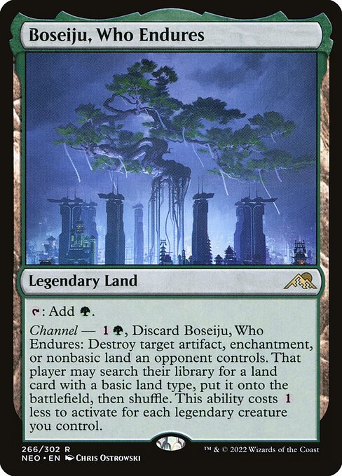 Boseiju, Who Endures - Kamigawa: Neon Dynasty Magic card