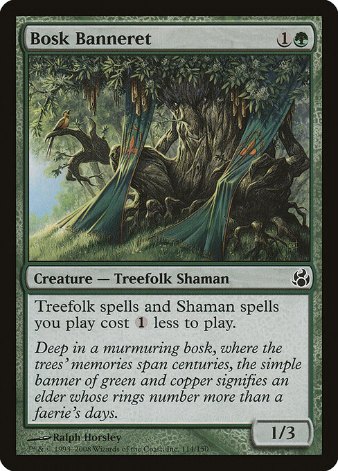 Bosk Banneret - Morningtide Magic card