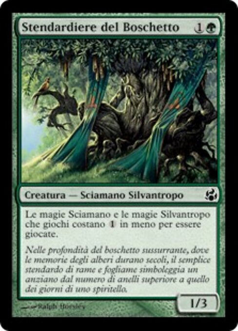 Alferes do Bosque (Bosk Banneret) - Morningtide (#114) - Illustrated by Ralph Horsley - Magic: The Gathering Card