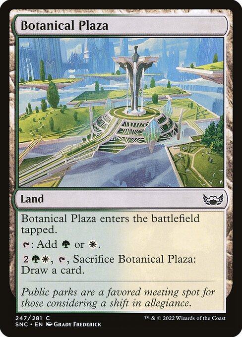 Botanical Plaza - Streets of New Capenna Magic card