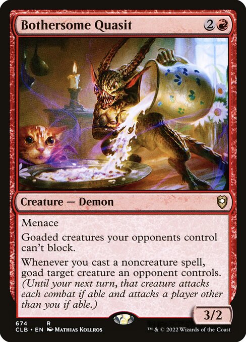 Bothersome Quasit - Commander Legends: Battle for Baldur's Gate Magic card