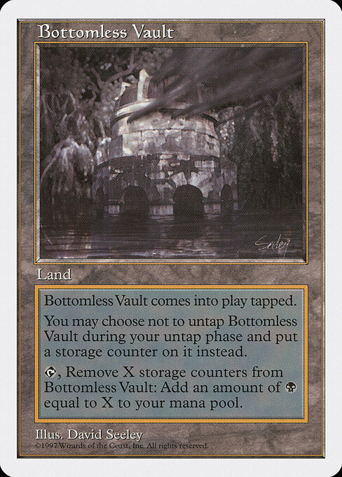 Bottomless Vault - Fifth Edition Magic card