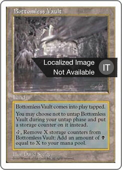 Bottomless Vault - Fallen Empires (#92) - Illustrated by Pat Lewis - Magic: The Gathering Card