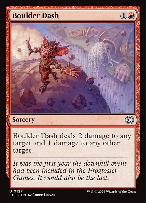 Boulder Dash - Lorwyn Eclipsed Magic card
