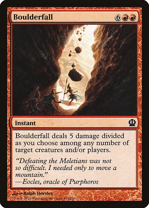Boulderfall - Theros Magic card
