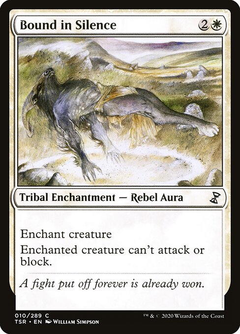 Bound in Silence - Time Spiral Remastered Magic card
