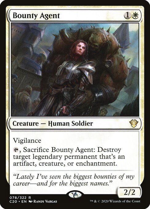 報奨密偵 (Bounty Agent) - Commander 2020 (#78) - Illustrated by Randy Vargas - Magic: The Gathering Card