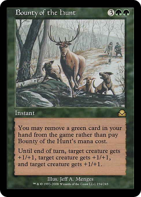 Bounty of the Hunt - Masters Edition II Magic card