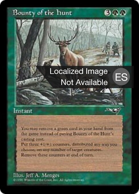 Bounty of the Hunt - Coldsnap Theme Decks (#85) - Illustrated by Jeff A. Menges - Magic: The Gathering Card