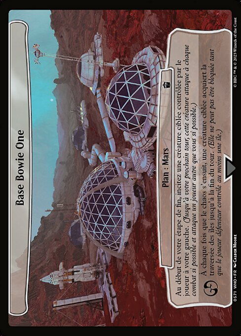Bowie Base One - Doctor Who (#571) - Illustrated by Calder Moore - Magic: The Gathering Card