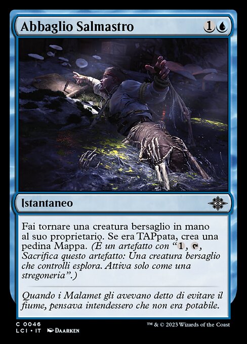 Abbaglio Salmastro (Brackish Blunder) - The Lost Caverns of Ixalan (#46) - Illustrated by Daarken - Magic: The Gathering Card