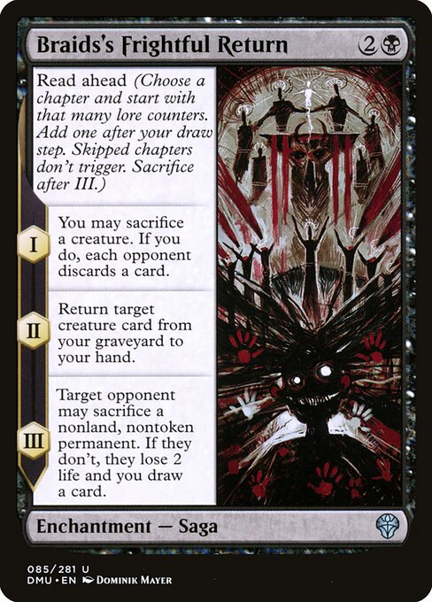 Braids's Frightful Return - Dominaria United Magic card