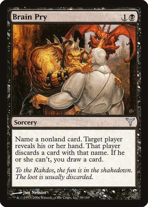Brain Pry - Dissension Magic card