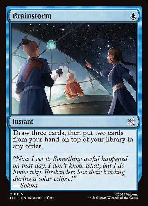 Brainstorm - Avatar: The Last Airbender Eternal Magic card