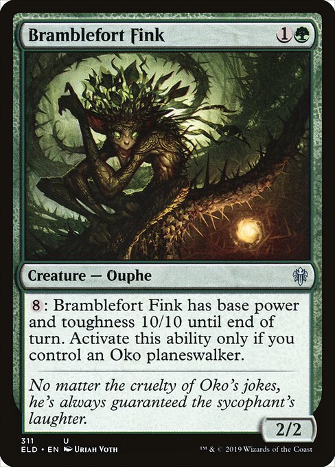 Bramblefort Fink - Throne of Eldraine Magic card