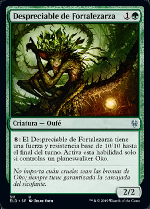 棘堡奧夫 (Bramblefort Fink) - Throne of Eldraine (#311) - Illustrated by Uriah Voth - Magic: The Gathering Card