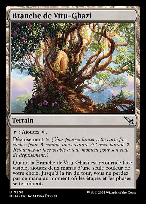Branche de Vitu-Ghazi (Branch of Vitu-Ghazi) - Murders at Karlov Manor (#258) - Illustrated by Alayna Danner - Magic: The Gathering Card
