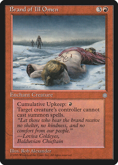 Brand of Ill Omen - Ice Age Magic card