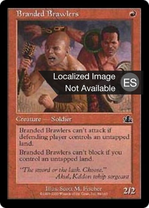 Rufiões Marcados (Branded Brawlers) - Prophecy (#84) - Illustrated by Scott M. Fischer - Magic: The Gathering Card
