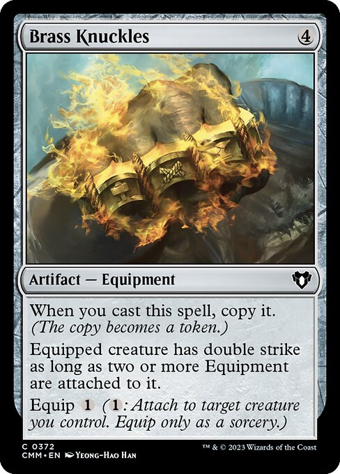 Brass Knuckles - Commander Masters Magic card