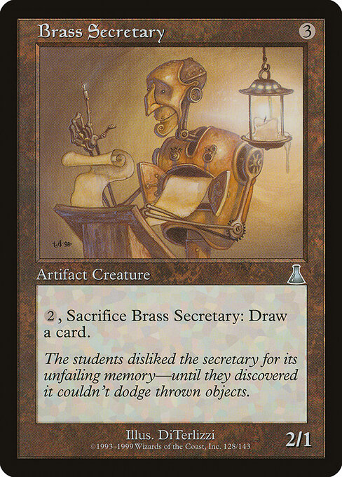 Brass Secretary - Urza's Destiny Magic card