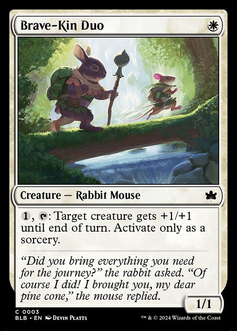 Brave-Kin Duo - Bloomburrow Magic card
