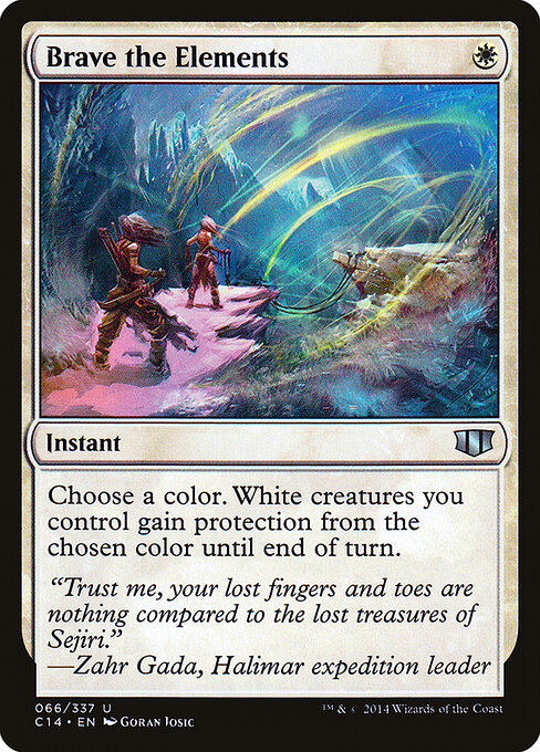 Brave the Elements - Commander 2014 Magic card