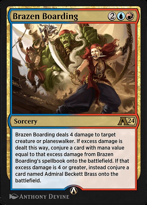 Brazen Boarding - Alchemy: Ixalan (#23) - Illustrated by Anthony Devine - Magic: The Gathering Card
