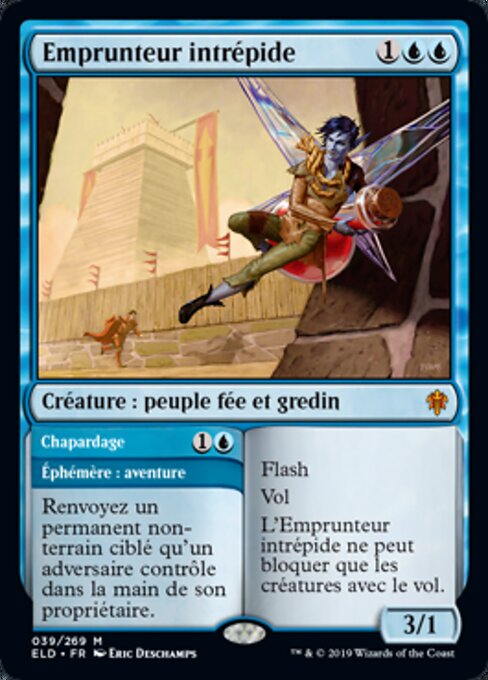 Brazen Borrower // Petty Theft - Wilds of Eldraine Commander (#85) - Illustrated by Eric Deschamps - Magic: The Gathering Card