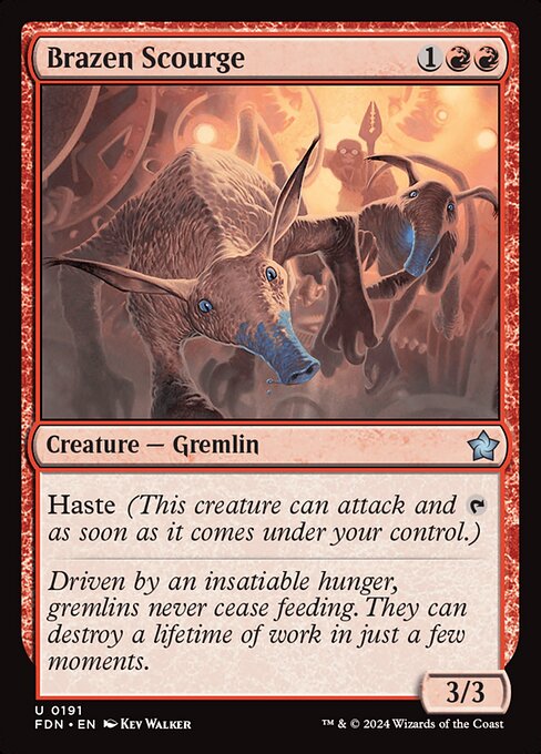 Brazen Scourge - Foundations Magic card