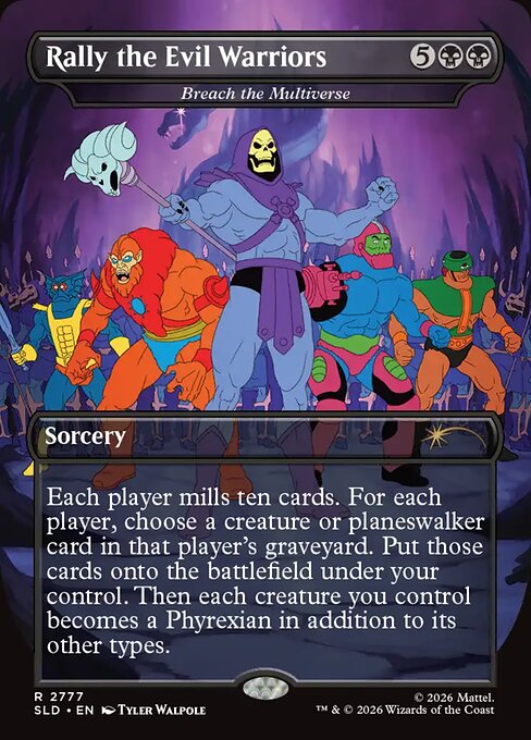 Breccia nel Multiverso (Breach the Multiverse) - March of the Machine (#94) - Illustrated by Liiga Smilshkalne - Magic: The Gathering Card