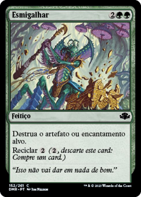 裂为碎片 (Break Asunder) - Dominaria Remastered (#152) - Illustrated by Jim Nelson - Magic: The Gathering Card