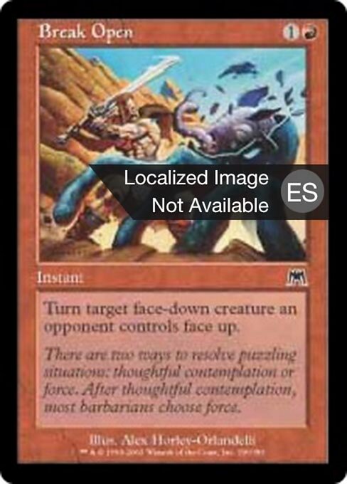 Break Open - Onslaught (#190) - Illustrated by Alex Horley-Orlandelli - Magic: The Gathering Card