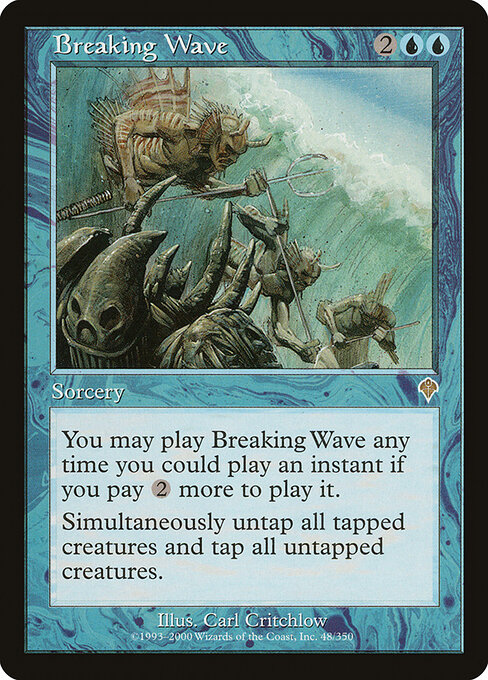 Breaking Wave - Invasion Magic card