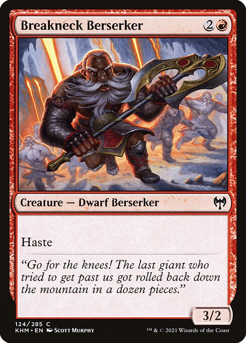 Breakneck Berserker - Kaldheim Magic card