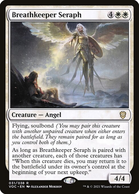 Breathkeeper Seraph - Crimson Vow Commander Magic card