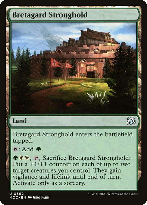 Bretagard Stronghold - March of the Machine Commander Magic card