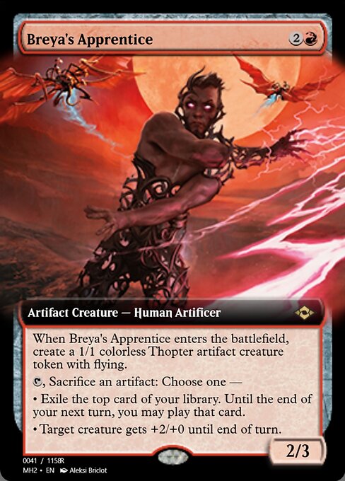 Breya's Apprentice - Magic Online Promos (#91283) - Illustrated by Aleksi Briclot - Magic: The Gathering Card