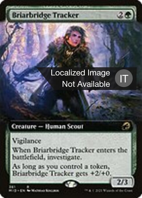 Battipista di Ponterovo (Briarbridge Tracker) - Innistrad: Midnight Hunt (#361) - Illustrated by Mathias Kollros - Magic: The Gathering Card