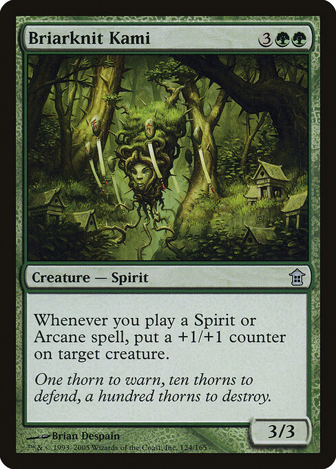 Briarknit Kami - Saviors of Kamigawa Magic card