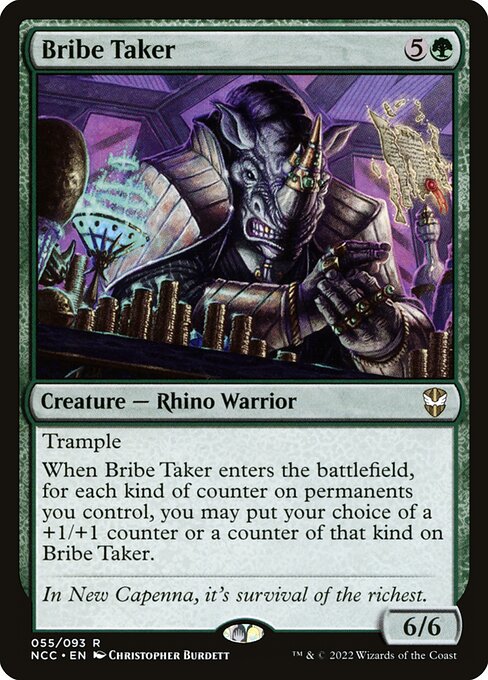 Bribe Taker - New Capenna Commander Magic card