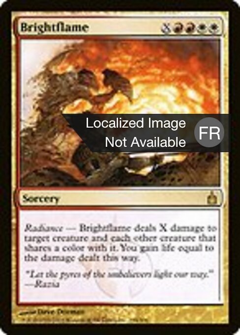 Claireflamme (Brightflame) - Ravnica: City of Guilds (#194) - Illustrated by Dave Dorman - Magic: The Gathering Card